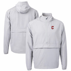 Cleveland Guardians Cutter & Buck Charter Eco Recycled Half-Zip Anorak Jacket - MLB Jackets