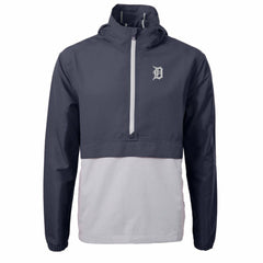 Detroit Tigers Cutter & Buck Charter Eco Recycled Half-Zip Anorak Jacket - MLB Jackets