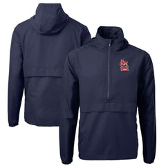 St. Louis Cardinals Cutter & Buck Charter Eco Recycled Half-Zip Anorak Jacket - MLB Jackets