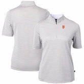 San Francisco Giants Cutter & Buck Women's Virtue Eco Pique Stripe Top - MLB Tops