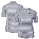Tampa Bay Rays Cutter & Buck Women's Virtue Eco Pique Stripe Top - MLB Tops
