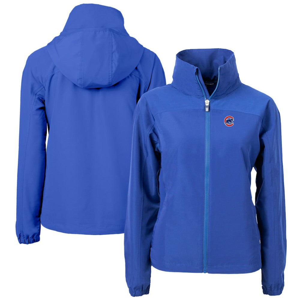 Chicago Cubs Cutter & Buck Women's Charter Eco Recycled Full-Zip Jacket - MLB Jackets