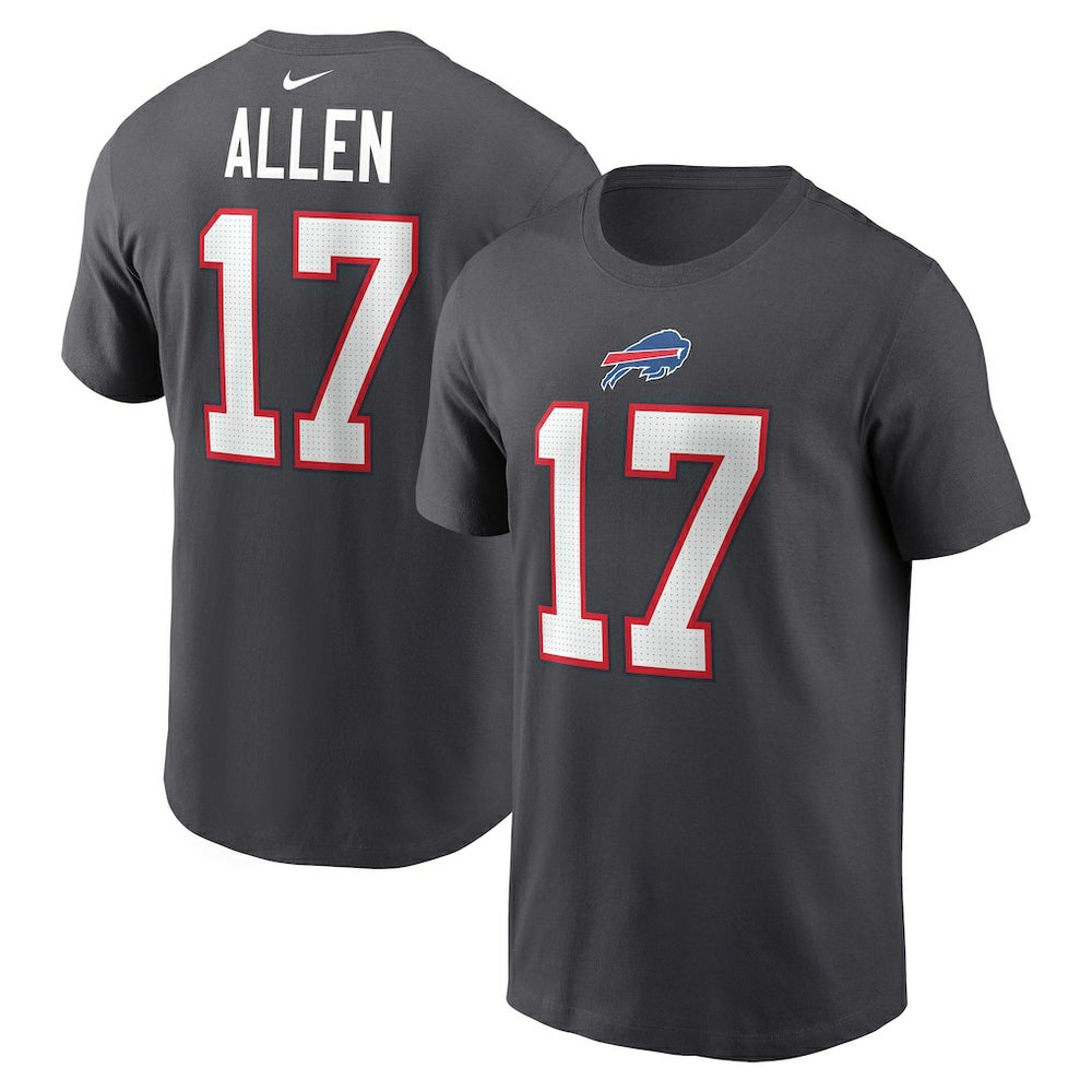 Buffalo Bills Josh Allen Player Name & Number T-Shirt | NFL Online