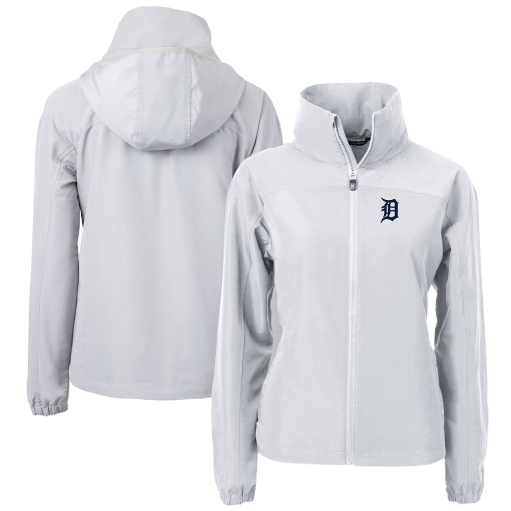 Detroit Tigers Cutter & Buck Women's Charter Eco Recycled Full-Zip Jacket - MLB Jackets