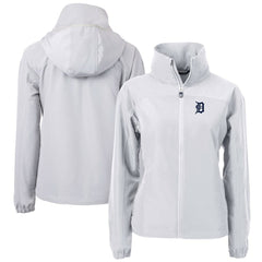 Detroit Tigers Cutter & Buck Women's Charter Eco Recycled Full-Zip Jacket - MLB Jackets