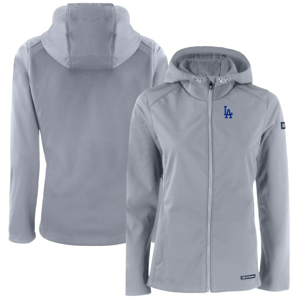Los Angeles Dodgers Cutter & Buck Women's Evoke Eco Softshell Recycled Full-Zip Jacket - MLB Jackets