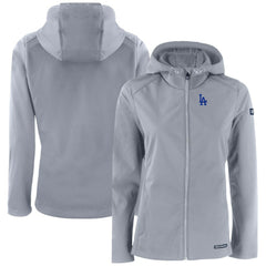 Los Angeles Dodgers Cutter & Buck Women's Evoke Eco Softshell Recycled Full-Zip Jacket - MLB Jackets