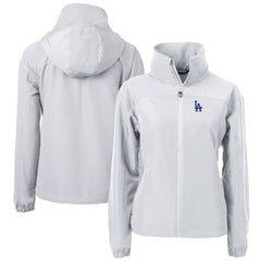 Los Angeles Dodgers Cutter & Buck Women's Charter Eco Recycled Full-Zip Jacket - MLB Jackets