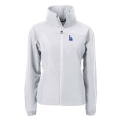Los Angeles Dodgers Cutter & Buck Women's Charter Eco Recycled Full-Zip Jacket - MLB Jackets