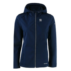 New York Yankees Cutter & Buck Women's Evoke Eco Softshell Recycled Full-Zip Jacket - MLB Jackets