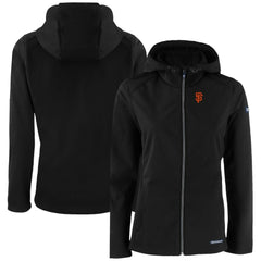 San Francisco Giants Cutter & Buck Women's Evoke Eco Softshell Recycled Full-Zip Jacket - MLB Jackets