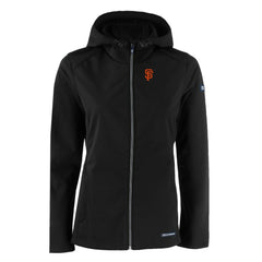 San Francisco Giants Cutter & Buck Women's Evoke Eco Softshell Recycled Full-Zip Jacket - MLB Jackets