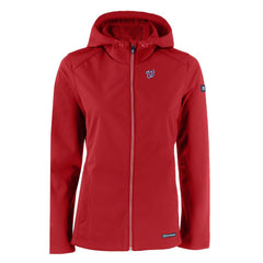 Washington Nationals Cutter & Buck Women's Evoke Eco Softshell Recycled Full-Zip Jacket - MLB Jackets