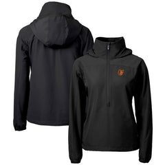 Baltimore Orioles Cutter & Buck Women's Charter Eco Recycled Half-Zip Anorak Jacket - MLB Jackets