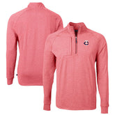 Minnesota Twins Cutter & Buck Big & Tall Adapt Eco Knit Stretch Recycled Quarter-Zip Pullover Top - MLB Pullover