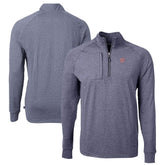 Washington Nationals Cutter & Buck Big & Tall Adapt Eco Knit Stretch Recycled Quarter-Zip Pullover Top - MLB Pullover