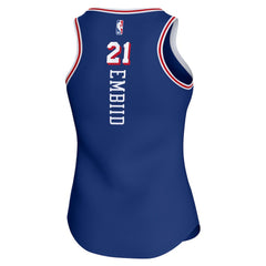 Royal Joel Embiid Philadelphia 76ers Women's Fast Break Player Jersey | NBA