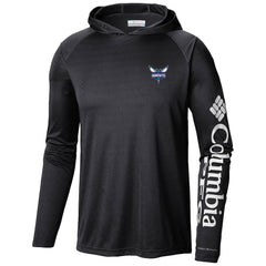 Black Charlotte Hornets Terminal Tackle Long Sleeve Hoodie T-Shirt | NBA