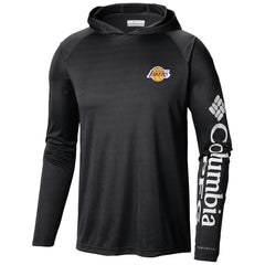 Black Los Angeles Lakers Terminal Tackle Long Sleeve Hoodie T-Shirt | NBA
