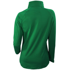 Forest Green Milwaukee Bucks Women's Omni-Wick Outward Nine Quarter-Zip Pullover Top | NBA