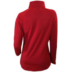 Red New Orleans Pelicans Women's Omni-Wick Outward Nine Quarter-Zip Pullover Top | NBA