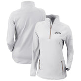 White San Antonio Spurs Women's Omni-Wick Outward Nine Quarter-Zip Pullover Top | NBA