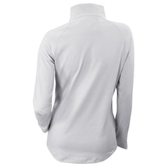 White San Antonio Spurs Women's Omni-Wick Outward Nine Quarter-Zip Pullover Top | NBA