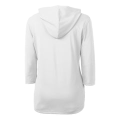 Washington Commanders Cutter & Buck Women's Helmet Logo DryTec Virtue Eco Pique Recycled Half-Zip Pullover Hoodie | NFL Discount
