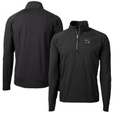 Minnesota Vikings Cutter & Buck Helmet Adapt Eco Knit Hybrid Recycled Quarter-Zip Pullover Top | NFL Online