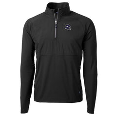 Minnesota Vikings Cutter & Buck Helmet Adapt Eco Knit Hybrid Recycled Quarter-Zip Pullover Top | NFL Online