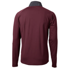 Washington Commanders Cutter & Buck Helmet Adapt Eco Knit Hybrid Recycled Quarter-Zip Pullover Top | NFL On sale