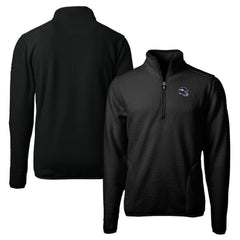 Minnesota Vikings Cutter & Buck Helmet Cascade Eco Sherpa Fleece Quarter-Zip Pullover Jacket | NFL Hot