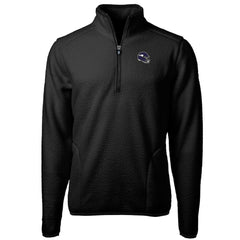 Minnesota Vikings Cutter & Buck Helmet Cascade Eco Sherpa Fleece Quarter-Zip Pullover Jacket | NFL Hot