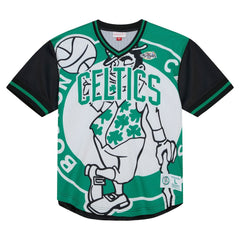 Kelly Green Boston Celtics Jumbotron 3.0 Mesh V-Neck T-Shirt | NBA