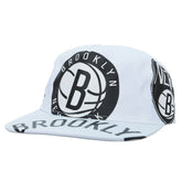 White Brooklyn Nets Hardwood Classics In Your Face Deadstock Snapback Hat | NBA