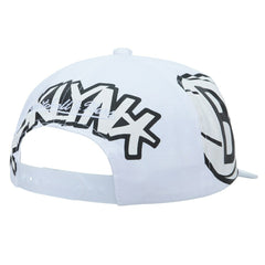 White Brooklyn Nets Hardwood Classics In Your Face Deadstock Snapback Hat | NBA