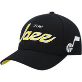 Black Utah Jazz MVP Team Script 2.0 Stretch Snapback Hat | NBA