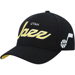 Black Utah Jazz MVP Team Script 2.0 Stretch Snapback Hat | NBA