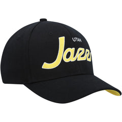 Black Utah Jazz MVP Team Script 2.0 Stretch Snapback Hat | NBA