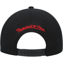 Black Miami Heat Hardwood Classics MVP Team Script 2.0 Snapback Hat | NBA
