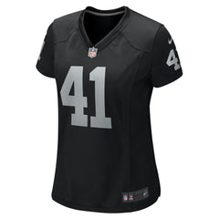 Las Vegas Raiders Robert Spillane Women's Game Player Jersey | NFL Outlet