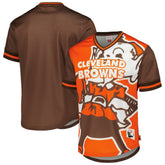 Cleveland Browns Jumbotron 3.0 Mesh V-Neck T-Shirt | NFL Discount