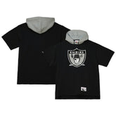 Las Vegas Raiders Postgame Short Sleeve Hoodie | NFL New