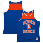 Denver Broncos Gridiron Classics Heritage Colorblock Tank Top | NFL Outlet