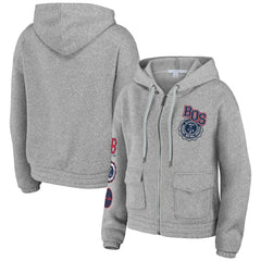 Boston Red Sox WEAR by Erin Andrews Women's Full-Zip Hoodie - MLB Hoodies