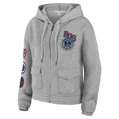 Boston Red Sox WEAR by Erin Andrews Women's Full-Zip Hoodie - MLB Hoodies