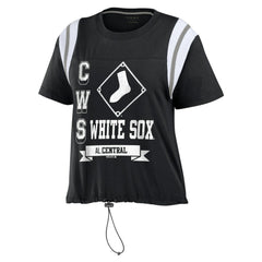Chicago White Sox WEAR by Erin Andrews Women's Cinched Colorblock T-Shirt - MLB T-shirts