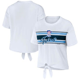 Minnesota Twins WEAR by Erin Andrews Women's Front Tie T-Shirt - MLB T-shirts