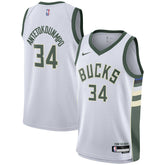 White Giannis Antetokounmpo Milwaukee Bucks Youth Swingman Jersey | NBA