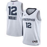 White Ja Morant Memphis Grizzlies Youth Swingman Jersey | NBA